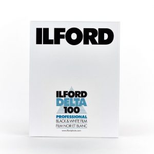 Delta 100 Professional Sheet Film, 4 x 5", 100 sheets
